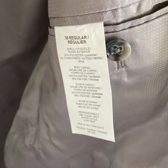 Men’s Gray Suit Jacket NWT - Picture 6 of 6